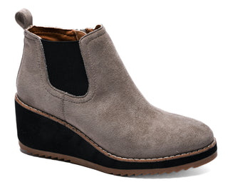 Corkys Love You A Latte Grey Suede