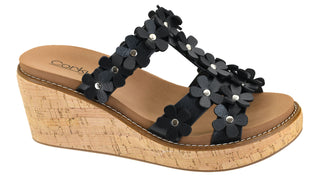 Corkys Mic Drop Black Wedge