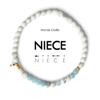 Niece Morse Code Bracelet