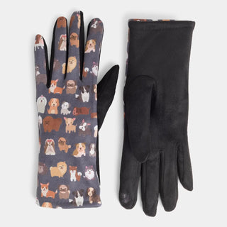 Dog Variety Touchscreen Gloves
