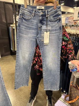 Mica Mid-Rise Straight Crop