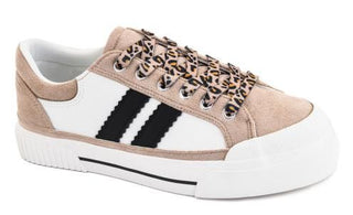 Corkys That's Her Sand White Black Sneaker