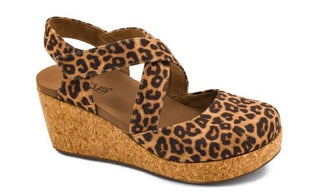 Corkys Whats The Rush Leopard Wedge