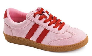 Corkys Heads Up Pink Red Combo Sneaker