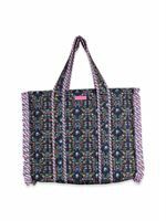 Simply Southern Quilted Tote Ribbon Floral
