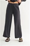 Sand Wash Rib Wide-leg Pants