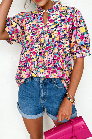 Blooming With Color Top