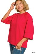 It All Started Ruby Curvy Top