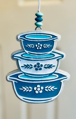 Antique Vintage Dishes Stack Cookware Freshie Blueberry Muffin