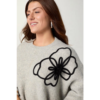 Taline Sweater With Flower