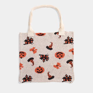 Halloween Knit Shopper Tote