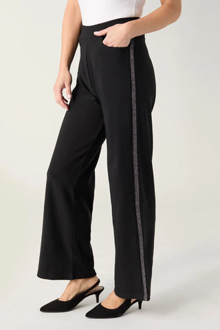 Georgie Wide Leg With Sparkle Stripe