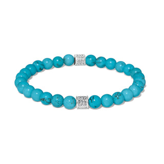 Meridian Petite Turquoise Stretch Bracelet