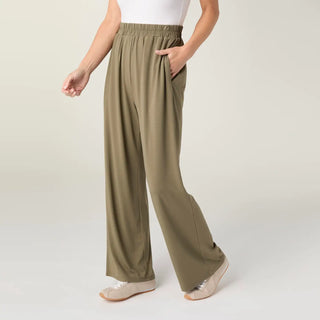 Olive Soft Landing Pants With Pockets