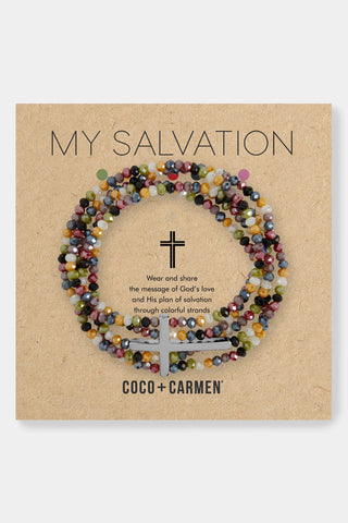 My Salvation Cross Bracelet Silver