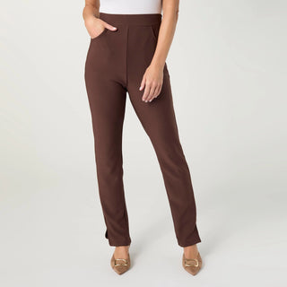 French Roast Georgie Straight Leg With Side Slit