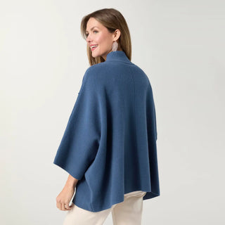 Steller Blue Heavenly-luxe Zip Cardigan With Pockets