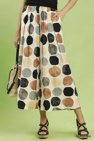 Dot About Town Wide Leg Pants
