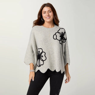Taline Sweater With Flower