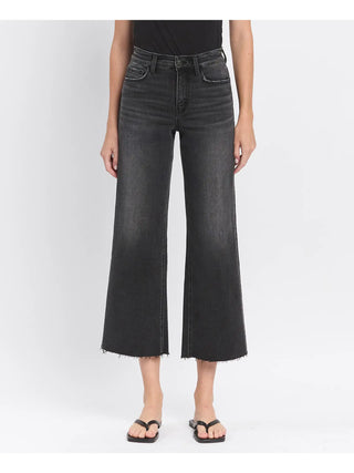 Flying Monkey High Rise Crop Wide Leg Acerbic Jeans Wide Leg