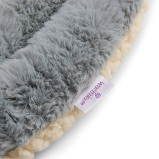 Warmies Sherpa Curved Neck Wrap Gray