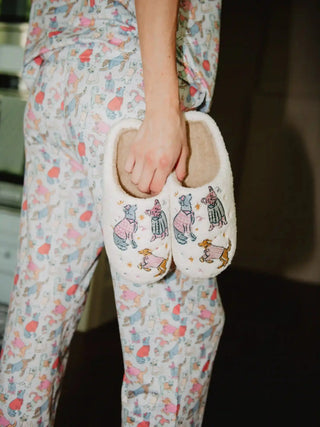 Posh Pets Fuzzy Slippers