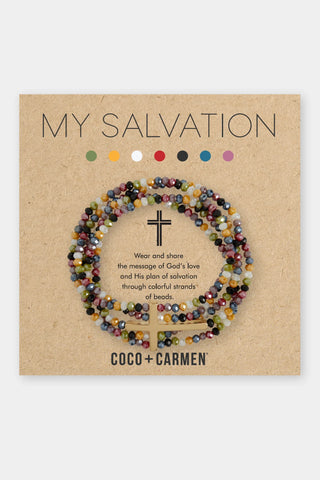 My Salvation Cross Bracelet Gold