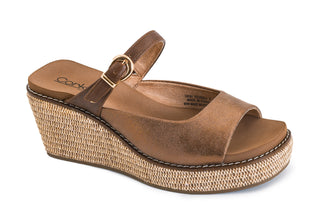Corkys Treat Yourself Bronze Combo Wedge