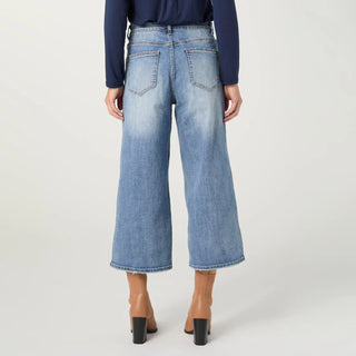 Bambu Soft Wide Crop With Distressed Bottom