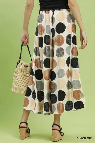 Dot About Town Wide Leg Pants