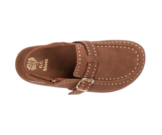 Corell Brown Slingback Mule