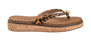 Corkys Off The Deep End Leopard Sandal