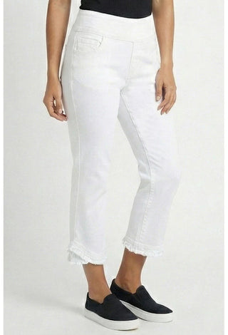 Refined Rebel Crop White Jean