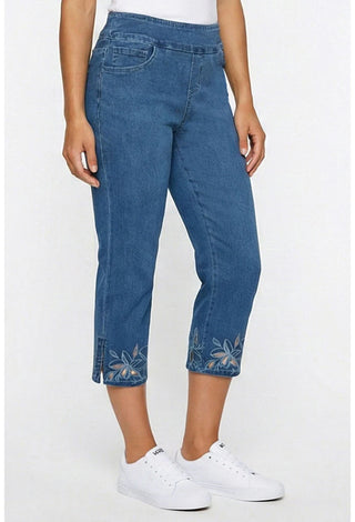 Eyelet Detail Jeans