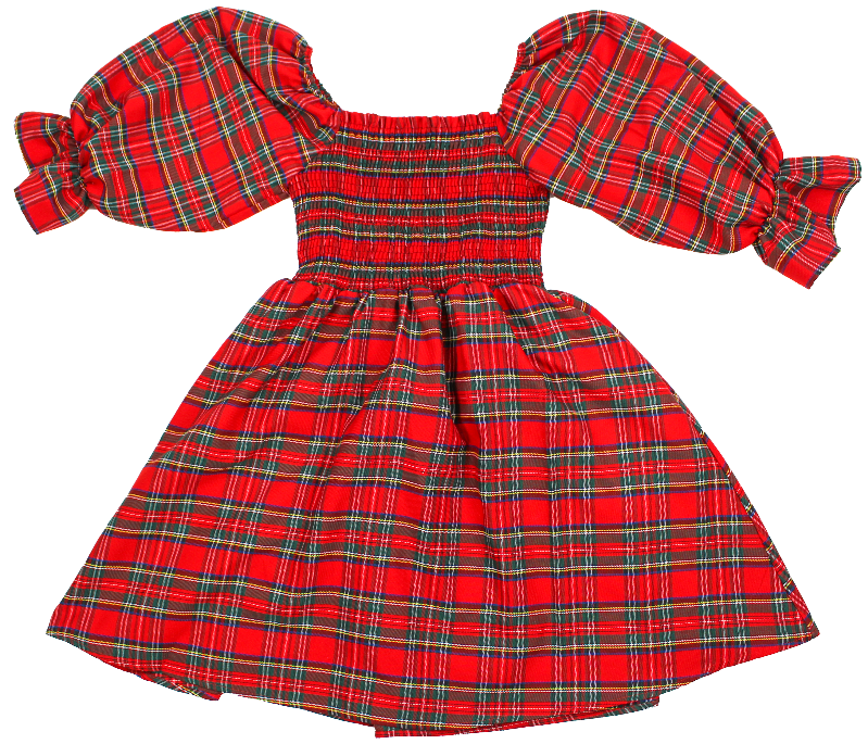 Simply Southern Youth Plaid Dress