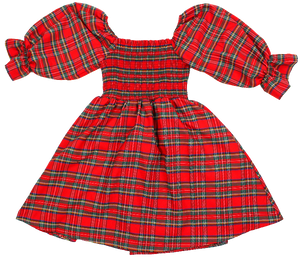 Simply Southern Youth Plaid Dress