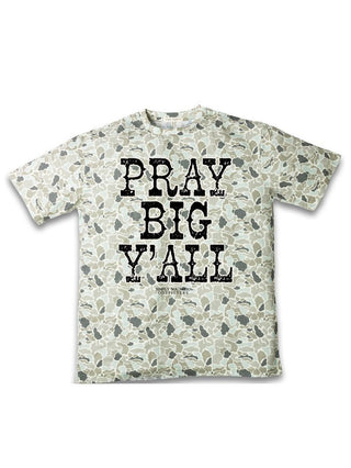 Simply Southern Pray Big Y'all Camo Tee