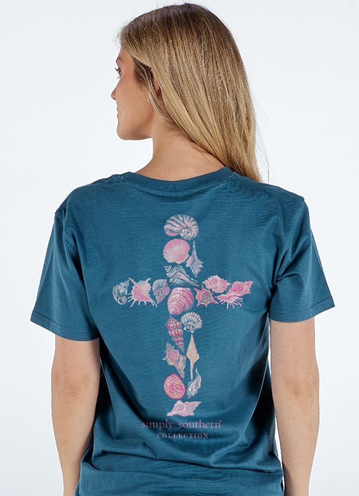 Simply Southern Shell Cross Tee