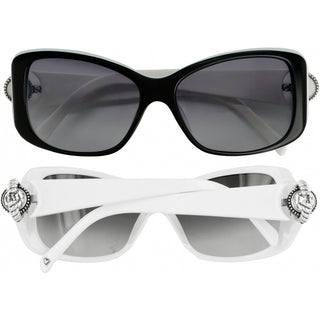 TWINKLE BLK/WHITE SUNGLASSES