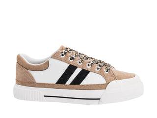 Corkys That's Her Sand White Black Sneaker