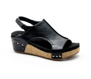 Corkys Volta II Black Smooth Wedge