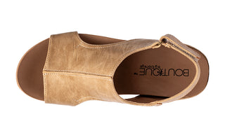 Corkys Volta II Taupe Smooth Wedge