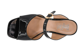 Corkys XOXO Black Patent
