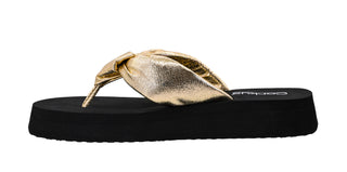 Corkys You Go Girl Gold Flip Flop