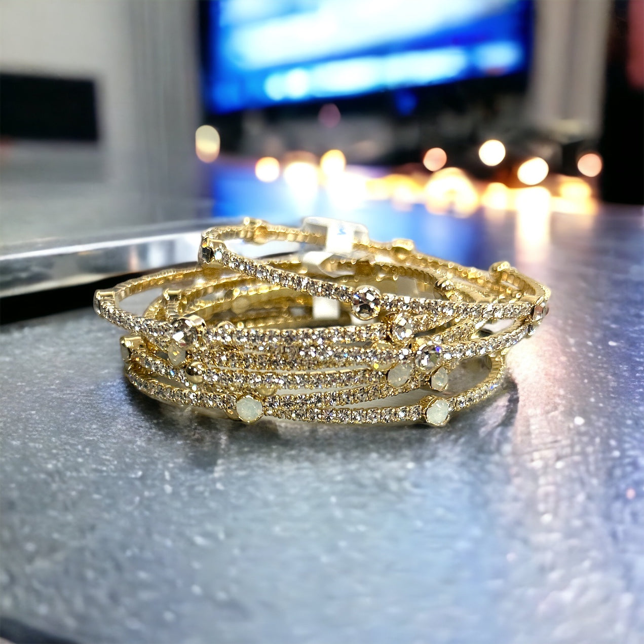 Pave Cuff With Small Round CZ