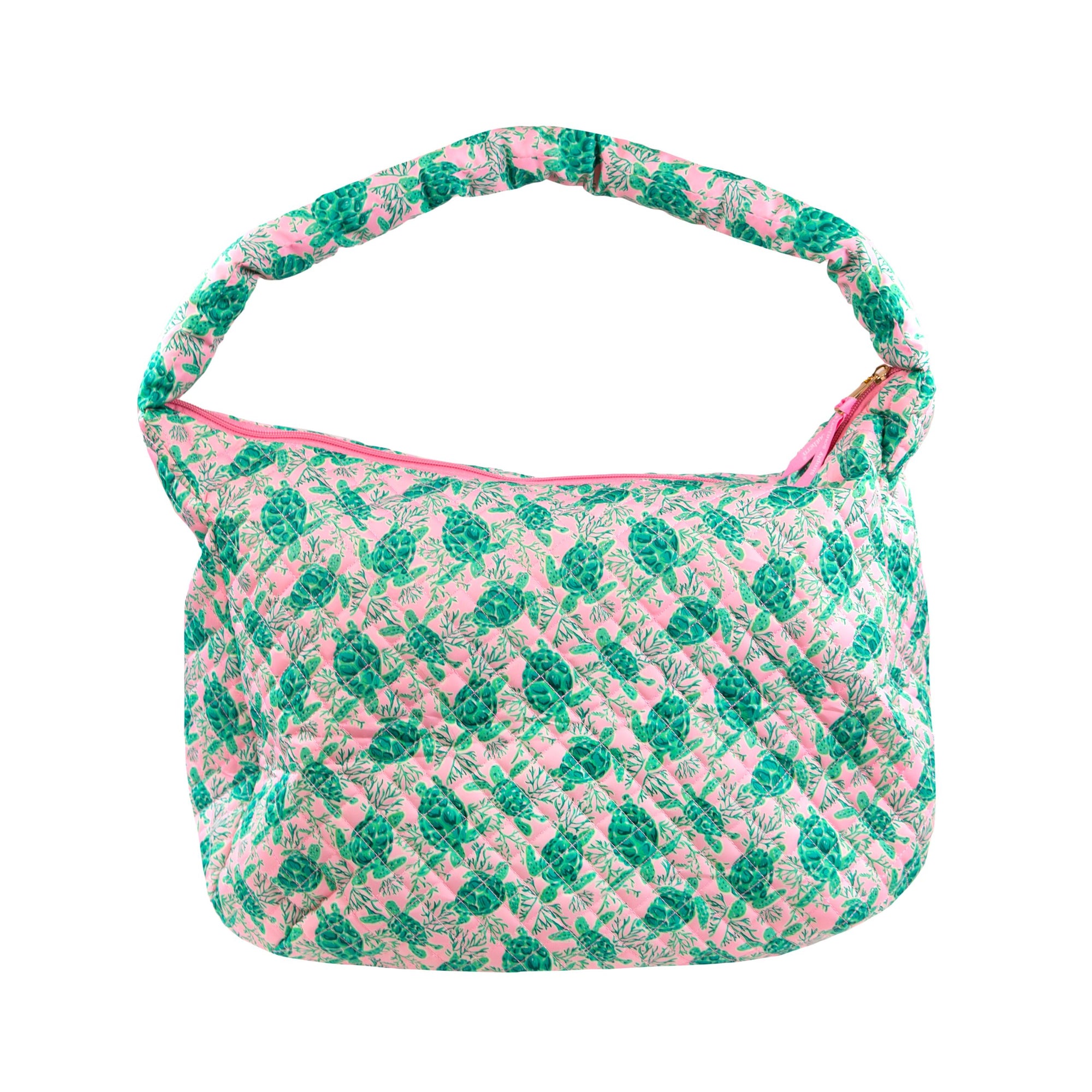 Simply Southern Quilted Hobo Bag Sea Turtle