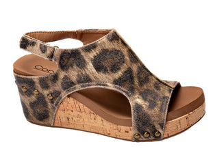 Corkys Carley Washed Cognac Leopard