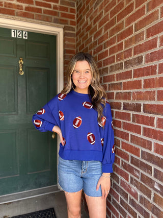 Go Team Football Sweatshirt