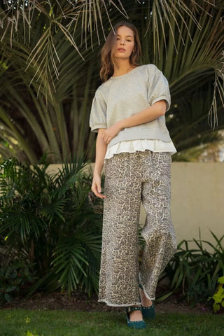 Leopard Print Pants
