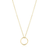 Enewton 16" Necklace Gold - Halo Gold Charm